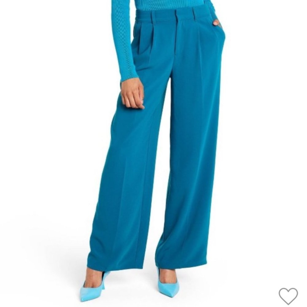Sergio Hudson Target Wide Leg Trousers